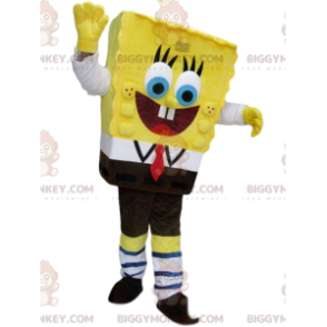 Super Happy Spongebob BIGGYMONKEY™ Maskottchen-Kostüm -