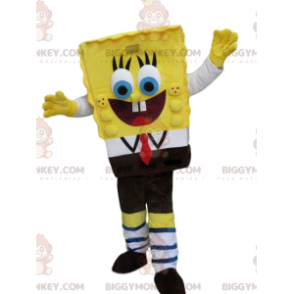 Super Happy Spongebob BIGGYMONKEY™ Mascot Costume –