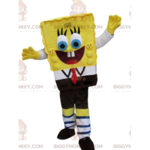 Super Happy Spongebob BIGGYMONKEY™ Mascot Costume -