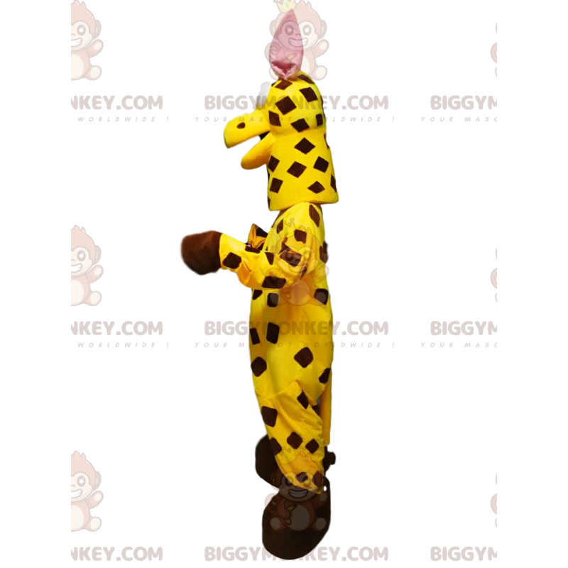 Costume da mascotte giraffa BIGGYMONKEY™ con stravagante Costume da mascotte giraffa BIGGYMONKEY™ con stravagante