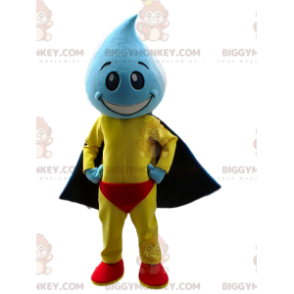 Superhero BIGGYMONKEY™ Mascot Costume with Teardrop Head -