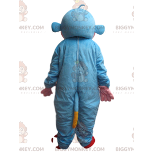Kostým maskota modré a žluté opice BIGGYMONKEY™ –