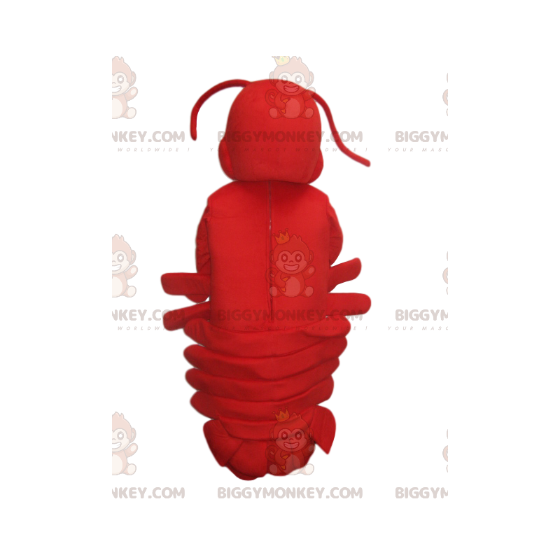 Supersöpö punainen hummeri BIGGYMONKEY™ maskottiasu. hummeri Supersöpö punainen hummeri BIGGYMONKEY™ maskottiasu. hummeri
