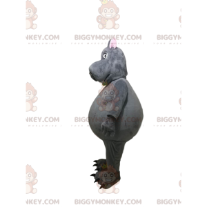 BIGGYMONKEY™ Maskottchenkostüm Graues Nilpferd mit lustigem