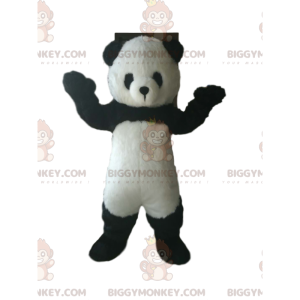 Disfraz de mascota Panda BIGGYMONKEY™ con pequeño hocico