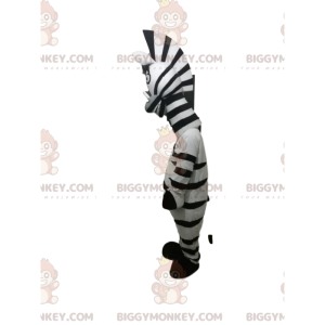 BIGGYMONKEY™-mascottekostuum van Marty de Zebra, uit de film