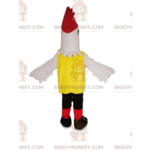 Kostium Maskotka Kurczak BIGGYMONKEY™ z żółtą i czarną odzieżą