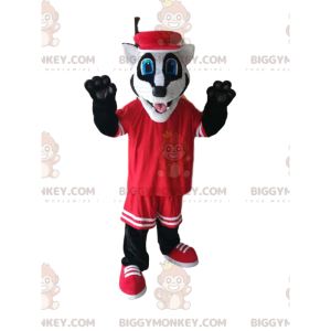 Divertente costume da mascotte BIGGYMONKEY™ Badger con