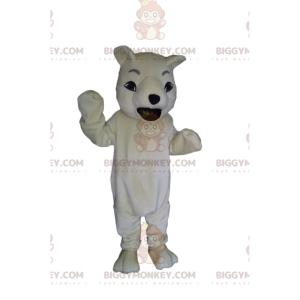 BIGGYMONKEY™ Roaring Polar Bear Mascot Costume. polar bear