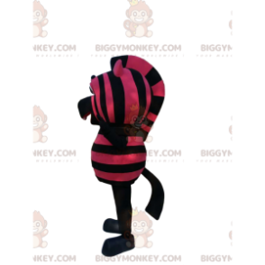BIGGYMONKEY™ Little Black and Fuchsia Zebra maskottiasu. Pieni