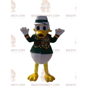 Στολή μασκότ του Donald's BIGGYMONKEY™ με πράσινο σακάκι και καπέλο Colonel - Μασκότ διάσημων χαρακτήρων - BiggyMonkey.com