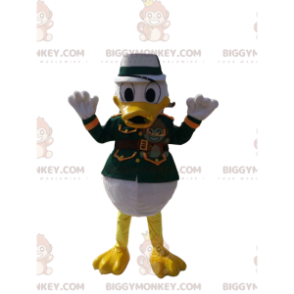 Donald's BIGGYMONKEY™ Mascot Costume with Green Colonel Jacket and Hat - Mascots famous people - BiggyMonkey.com