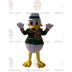 Donaldův kostým maskota BIGGYMONKEY™ se zelenou bundou a