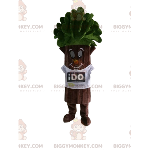 Tree BIGGYMONKEY™ Mascot Costume with Beautiful Green Foliage