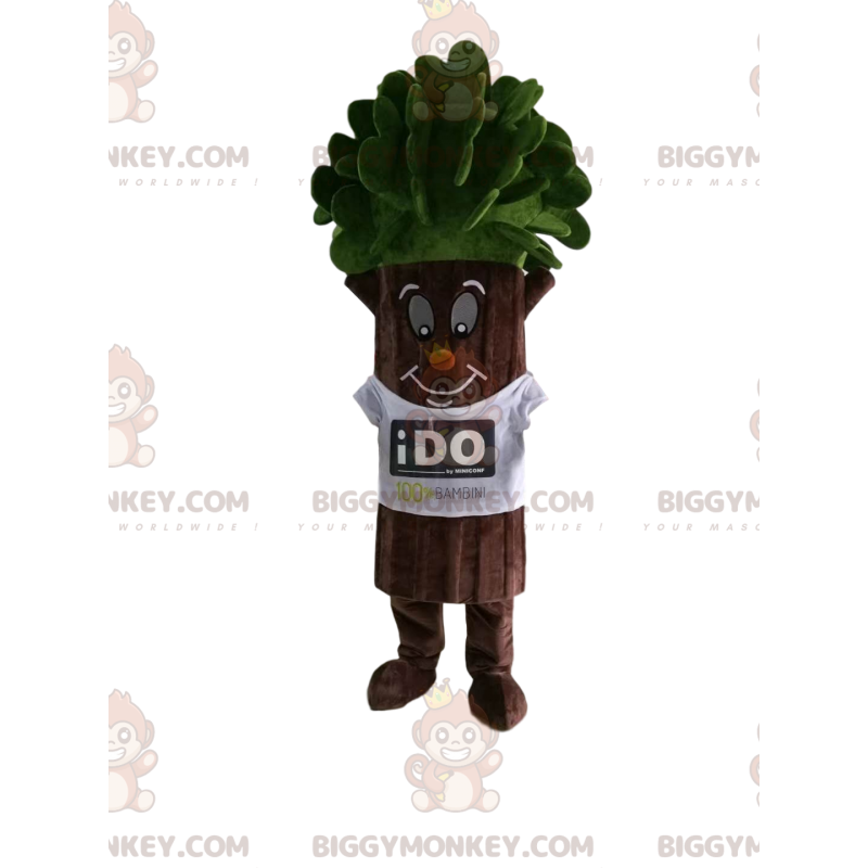 Costume de mascotte BIGGYMONKEY™ d’arbre avec un beau feuillage