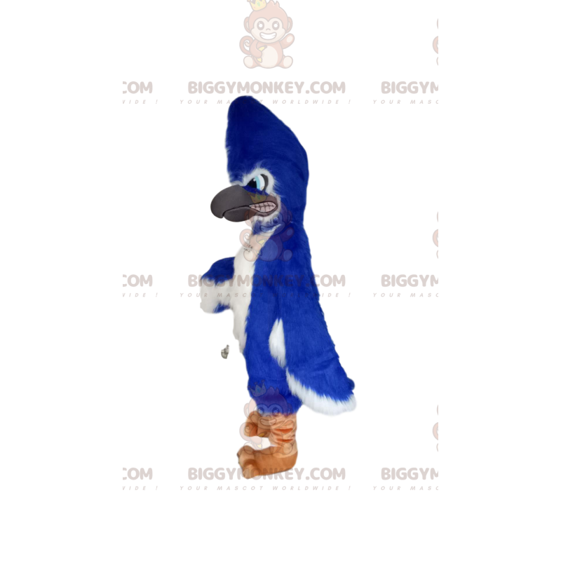 Blazing Blue Eagle BIGGYMONKEY™ mascottekostuum. Blazing Blue Eagle BIGGYMONKEY™ mascottekostuum.