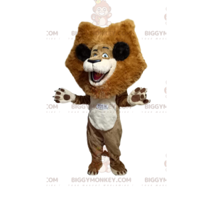 Στολή μασκότ Big Mane Super Happy Lion BIGGYMONKEY™ - Μασκότ λιονταριών - BIGGYMONKEY_013729 - BiggyMonkey.com