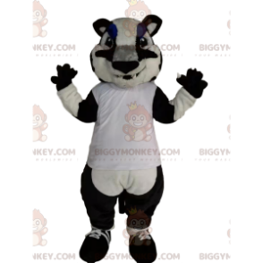 Kostium maskotka czarno-biały tygrys BIGGYMONKEY™ - Tygrysie maskotki - BIGGYMONKEY_013732 - BiggyMonkey.com