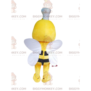 BIGGYMONKEY™ Söt lilla bimaskotdräkt - BiggyMonkey maskot