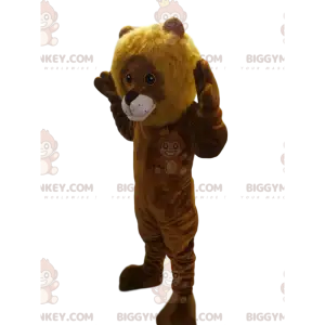 Big Affectionate Lion Cub BIGGYMONKEY™ Mascot Costume –