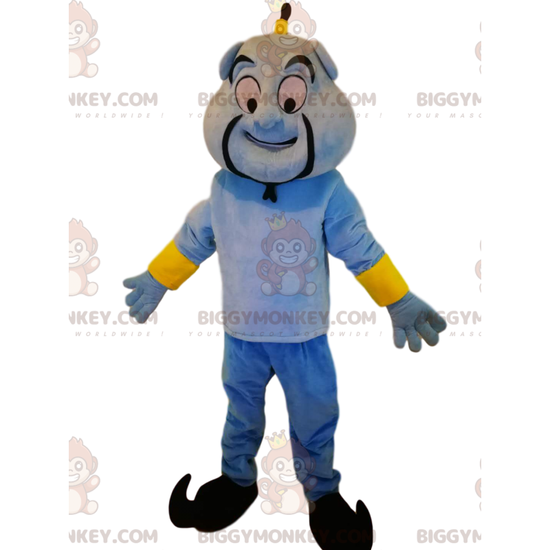 Aladdin Genie BIGGYMONKEY™ mascot costume. Aladdin Genie