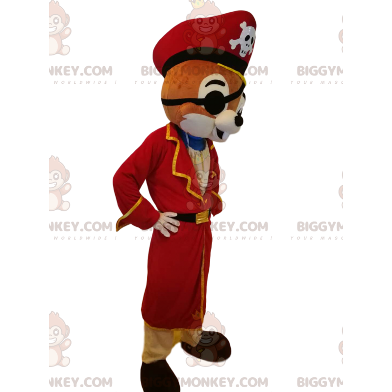 Costume de mascotte BIGGYMONKEY™ d'écureuil avec une tenue de Costume de mascotte BIGGYMONKEY™ d'écureuil avec une tenue de