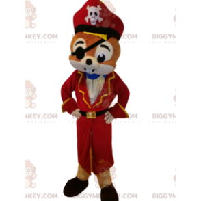  Kostým maskota veverky BIGGYMONKEY™ s pirátským oblečením - Lidští maskoti - BIGGYMONKEY_013755 - BiggyMonkey.com