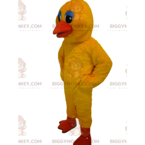 BIGGYMONKEY™ Maskottchenkostüm Gelbe Ente mit liebevollen Augen