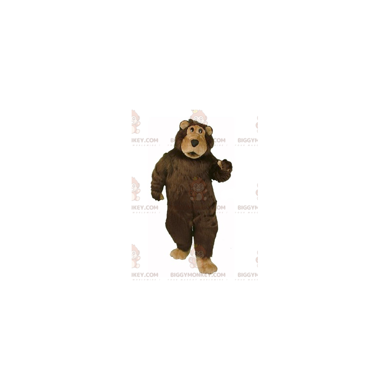 BIGGYMONKEY™ Disfraz de mascota de oso marrón y canela BIGGYMONKEY™ Disfraz de mascota de oso marrón y canela