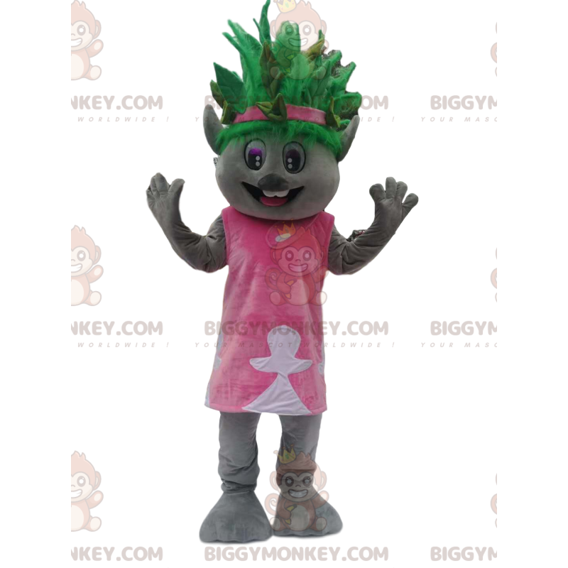 BIGGYMONKEY™ Mascot Costume Gray Koala With Quirky Green BIGGYMONKEY™ Mascot Costume Gray Koala With Quirky Green