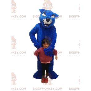 Μπλε και μαύρη στολή μασκότ BIGGYMONKEY™ Tiger. στολή τίγρης - Μασκότ τίγρης - BIGGYMONKEY_013787 - BiggyMonkey.com
