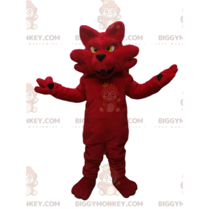 Costume de mascotte BIGGYMONKEY™ de renard rouge. Costume de