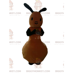 Niedliches gelbes Kaninchen BIGGYMONKEY™ Maskottchen-Kostüm -
