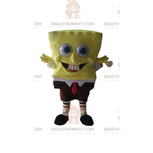 Super rolig SpongeBob BIGGYMONKEY™ maskotdräkt - Maskoter kända människor - BIGGYMONKEY_013796 - BiggyMonkey.com