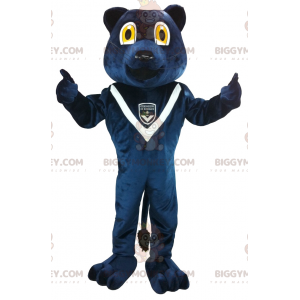 Girondins de Bordeaux blauwe beer BIGGYMONKEY™ mascottekostuum