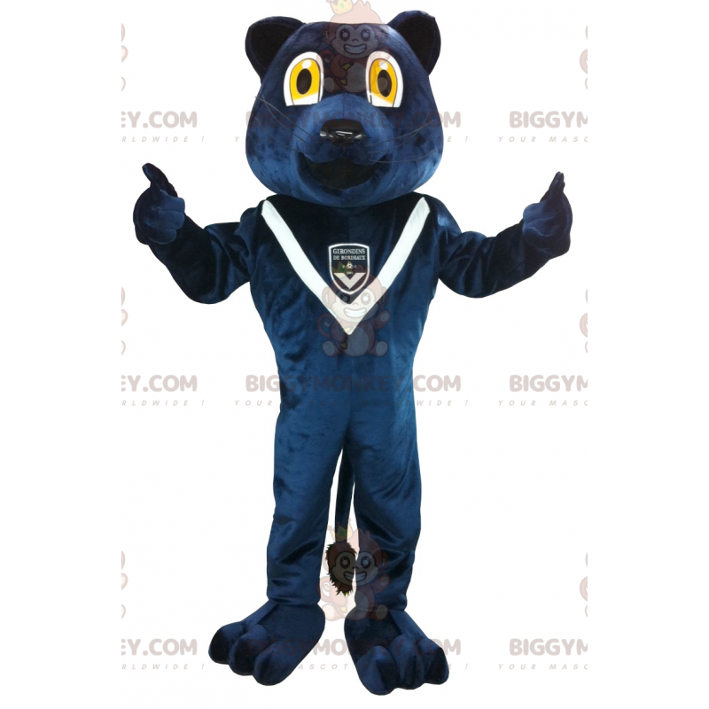 Kostým maskota Girondins de Bordeaux Blue Bear BIGGYMONKEY™ –