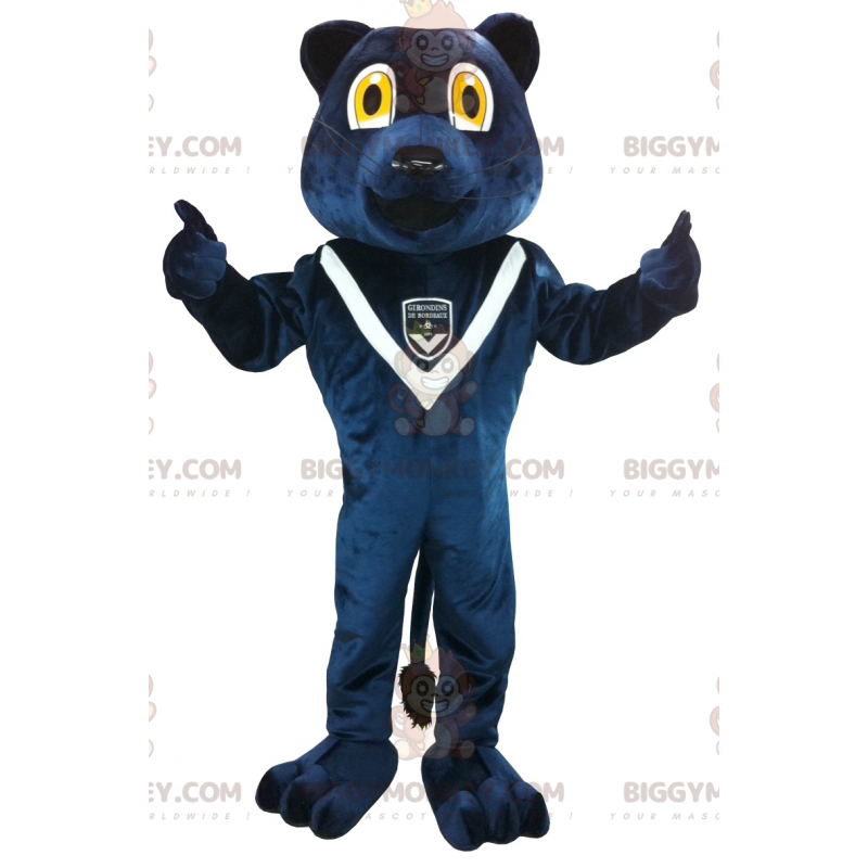 Στολή μασκότ Girondins de Bordeaux Blue Bear BIGGYMONKEY™ - Μασκότ αρκούδας - BIGGYMONKEY_0169 - BiggyMonkey.com