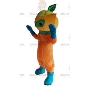 Sitruunapäänaamioitu hahmo BIGGYMONKEY™ maskottiasu - Ihmisen maskotit - BIGGYMONKEY_013814 - BiggyMonkey.com