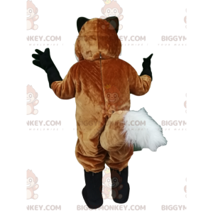 Brown and White Fox BIGGYMONKEY™ Mascot Costume -