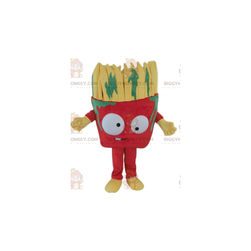 Costume de mascotte BIGGYMONKEY™ de pinceau rouge avec des Costume de mascotte BIGGYMONKEY™ de pinceau rouge avec des
