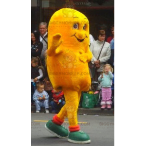 BIGGYMONKEY™ Costume da mascotte giallo patata gigante -