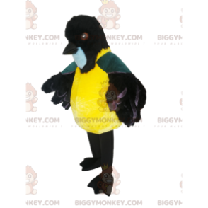 BIGGYMONKEY™ Mascot Costume of Chunky Tit with Cute Black Beak