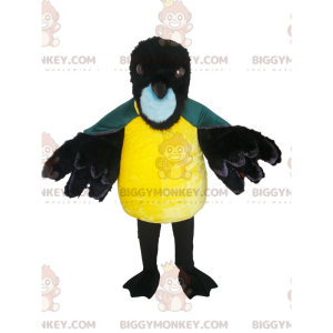 BIGGYMONKEY™ Mascot Costume of Chunky Tit with Cute Black Beak