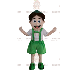 Στολή μασκότ Little Boy BIGGYMONKEY™ σε τιρολέζικη στολή -