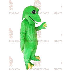 Sjovt grøn frø BIGGYMONKEY™ maskotkostume - Biggymonkey.com