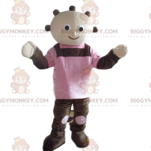 Costume de mascotte BIGGYMONKEY™ de bonhomme amusant avec des