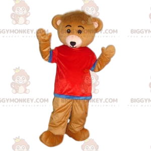 BIGGYMONKEY™ Μασκότ Κοστούμι πολύ χαριτωμένο καφέ αρκούδα με