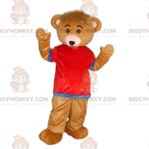 Traje de mascote BIGGYMONKEY™ muito fofo filhote de urso marrom