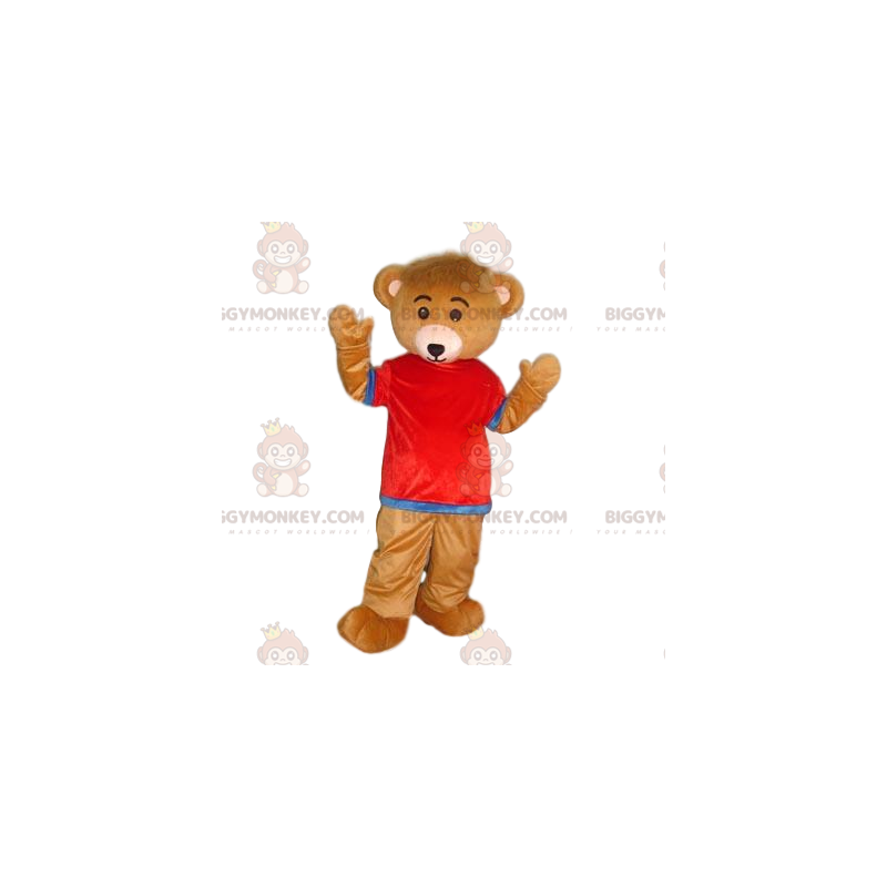 Costume de mascotte BIGGYMONKEY™ d'ourson marron très mignon Costume de mascotte BIGGYMONKEY™ d'ourson marron très mignon