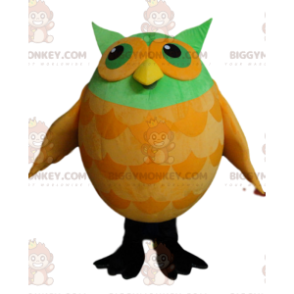 Green and Yellow Owls BIGGYMONKEY™ Mascot Costume –